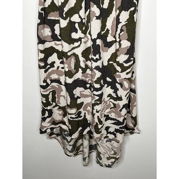 Sam & Lavi V Neck Spaghetti Strap Camo Printed Dress Women's S - Picture 9 of 9